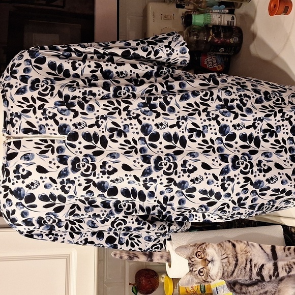 Z women's Ellen Weaver casual stretch 1/2 sleeve plus size top 3X - Picture 2 of 4